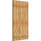 Ekena Millwork Joined Board-n-Batten Shutters w/Z-Bar, Rough Sawn Western Red Cedar, 26 7/8W x 47H, PR RBJ06Z26X047RWR - alternate 4